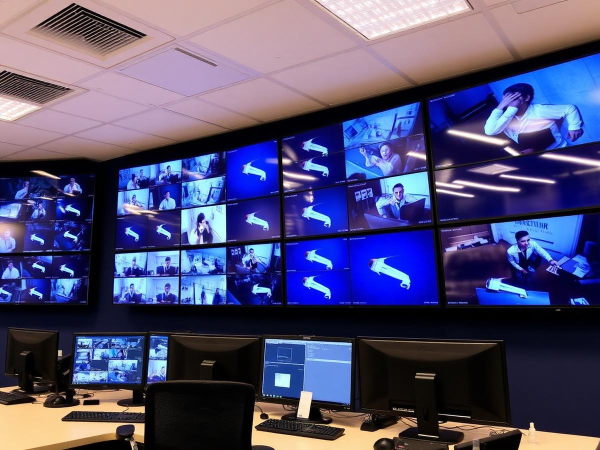16-Channel NVR Control Room